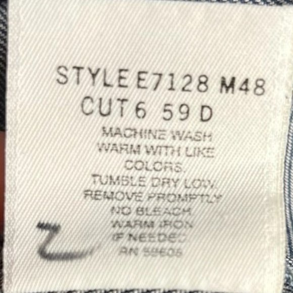 Democracy Jeans Western Style Embroidered Shirt Two Step - Roses - S - Picture 9 of 10